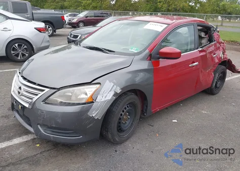 2014 Nissan Sentra S z USA, uszkodzony, nr VIN 3N1AB7AP3EL682310